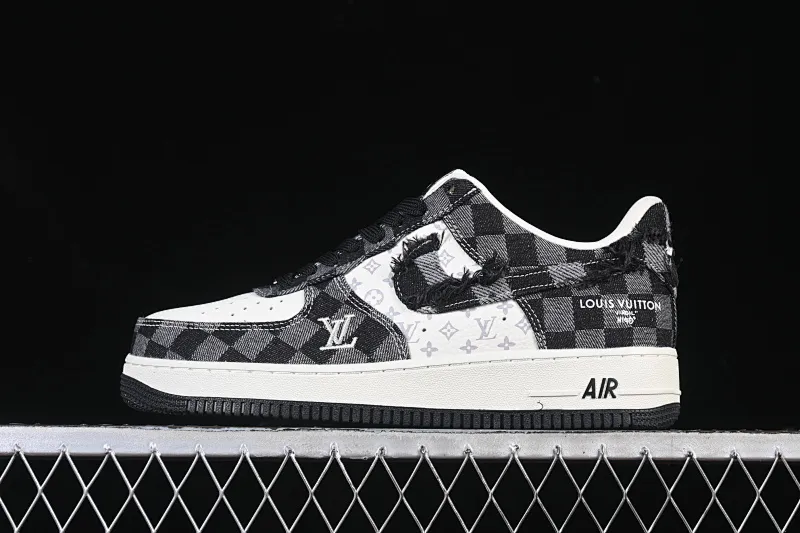 All categories Nk Air Force 1 Air Force series Nk Air Force 1 Low Air Force low-top Nike Air Force 1'07 Low LV joint white and black Air Force 1 low-top casual sneakers YF9511-817